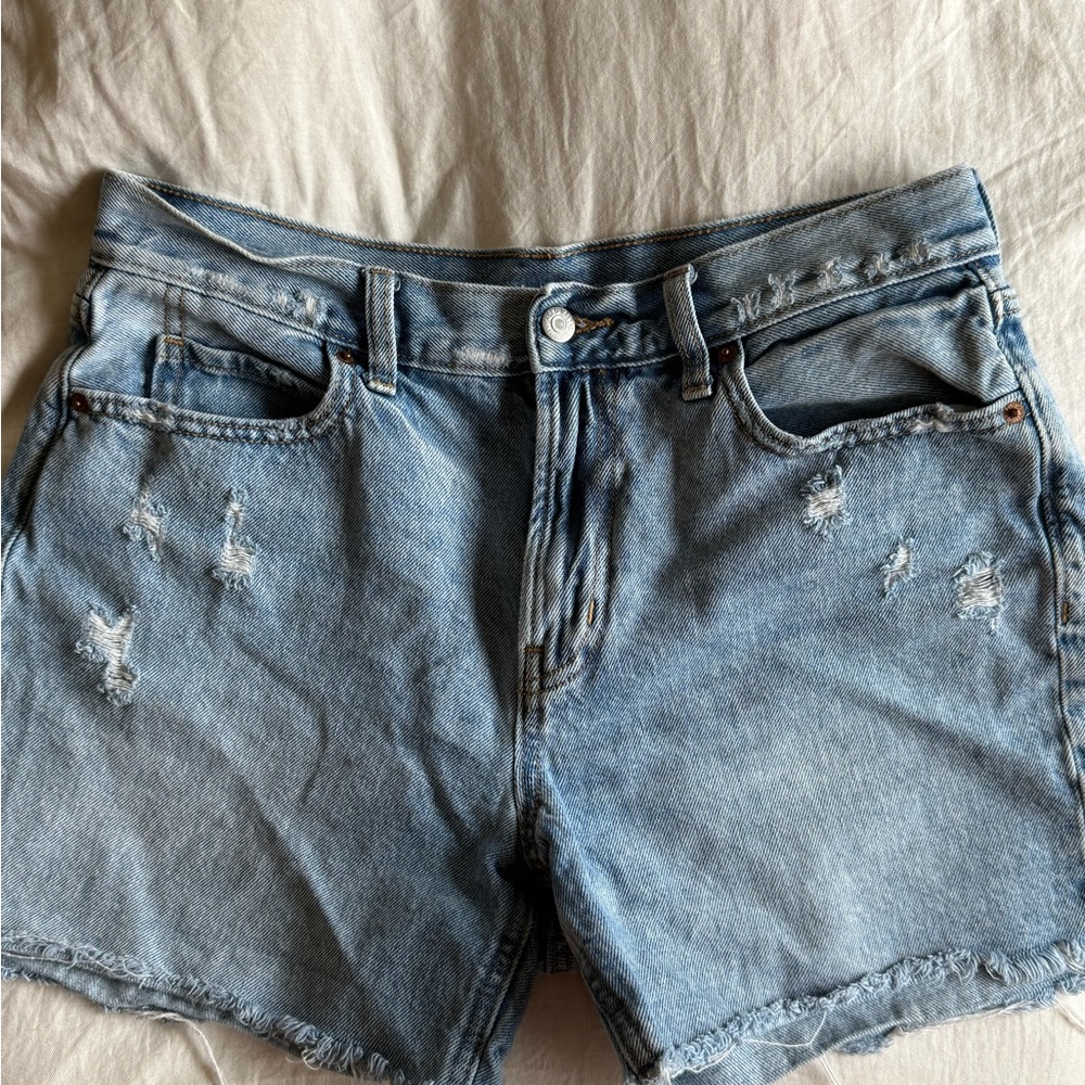 Denim Distressed Women Shorts